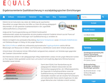 Tablet Screenshot of equals.ch